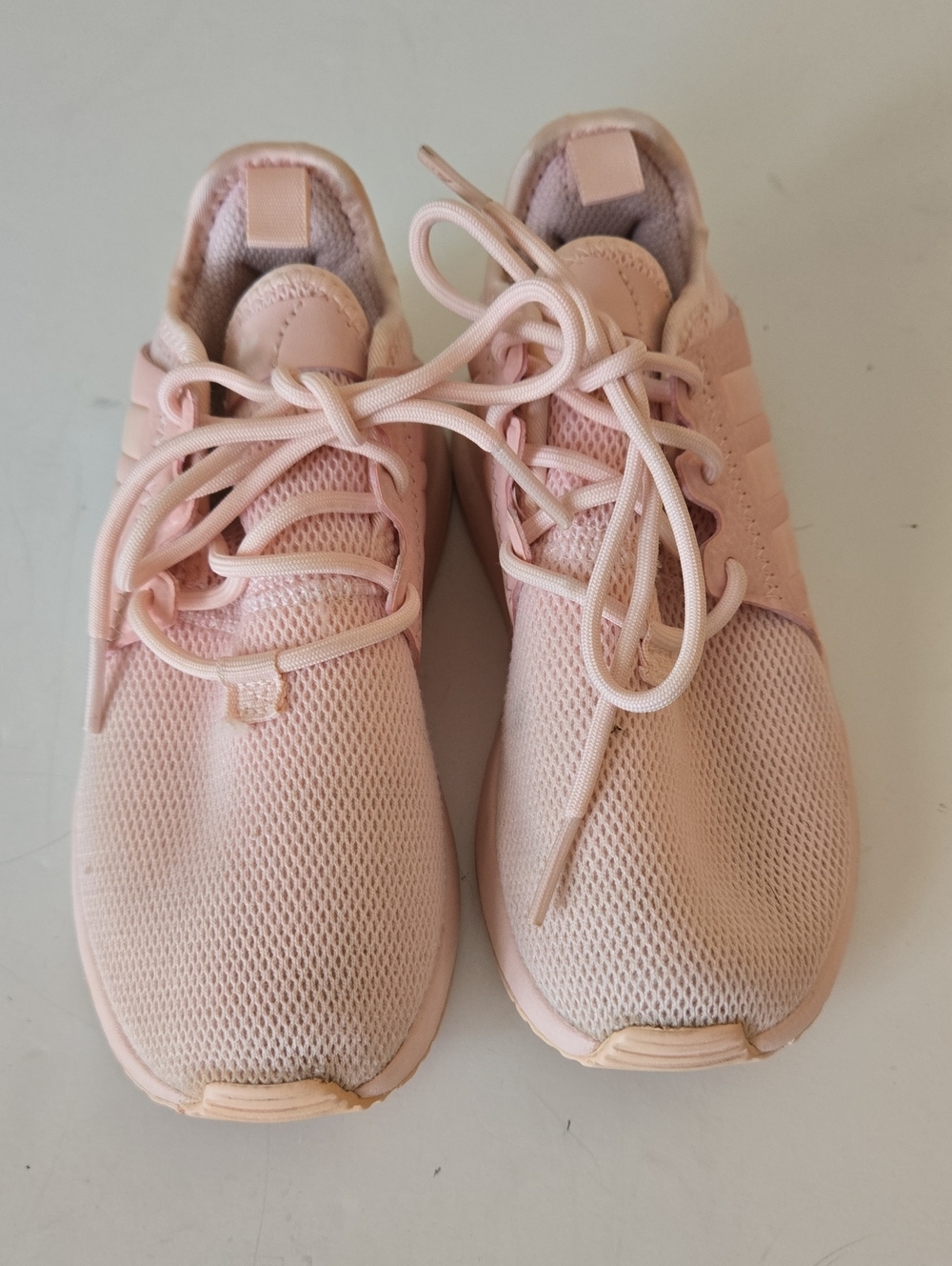 Girls Adidas Light Pink Mesh Sneakers 11K